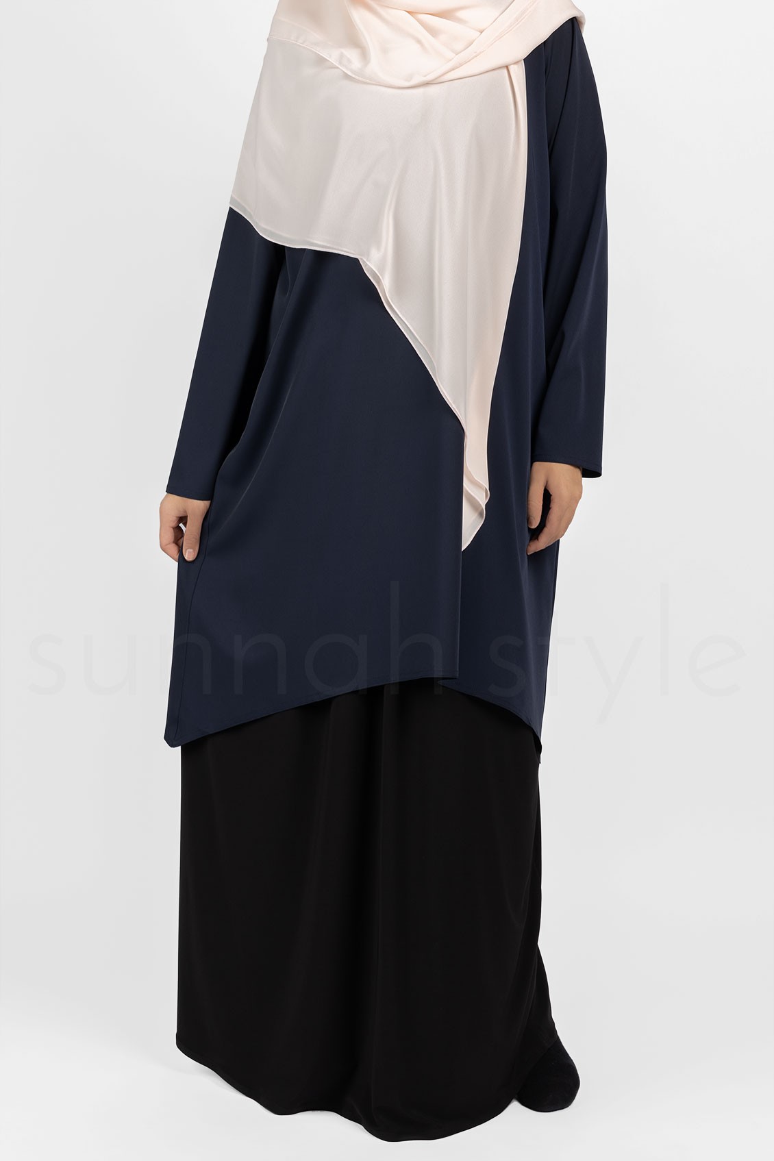 Sunnah Style Avant Abaya Top Navy Blue
